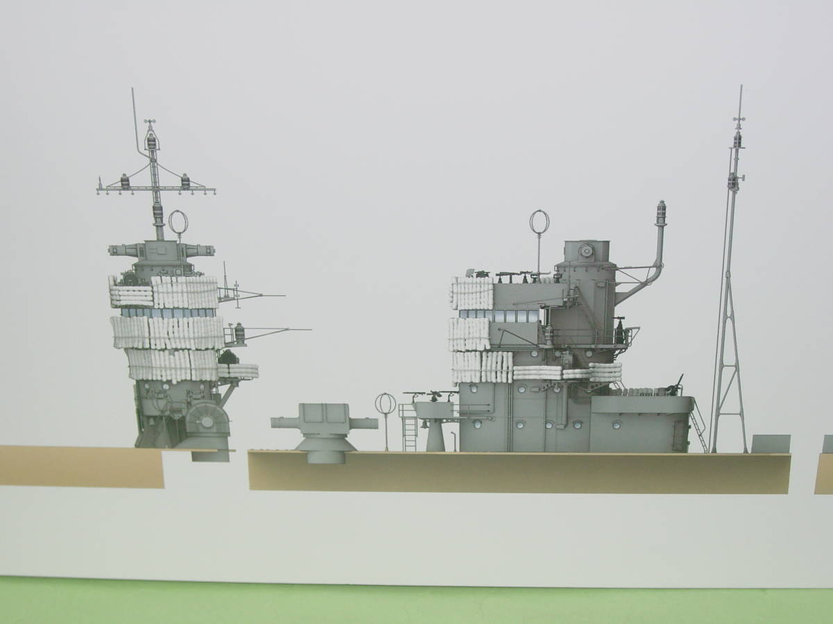 1/72 ビーバー 日本海軍 航空母艦 赤城 艦橋と飛行甲板 1941年 真珠湾攻撃 w/1/16日本海軍将官フィギュア (初回限定) _画像5