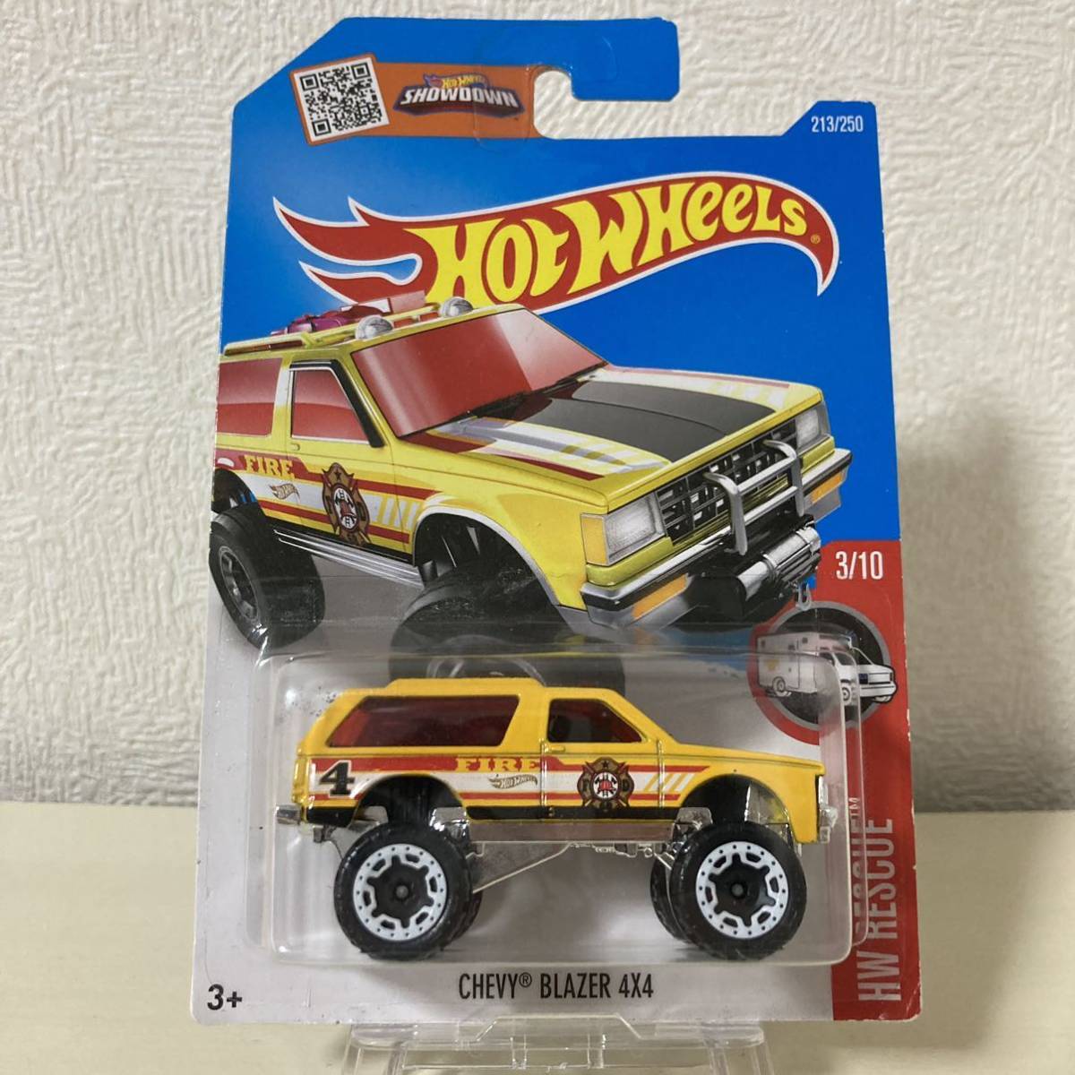 【未開封】ホットウィール Hot Wheels CHEVY BLAZER 4×4 chevrolet シェビー シボレー ブレイザー HW RESCUE_画像1