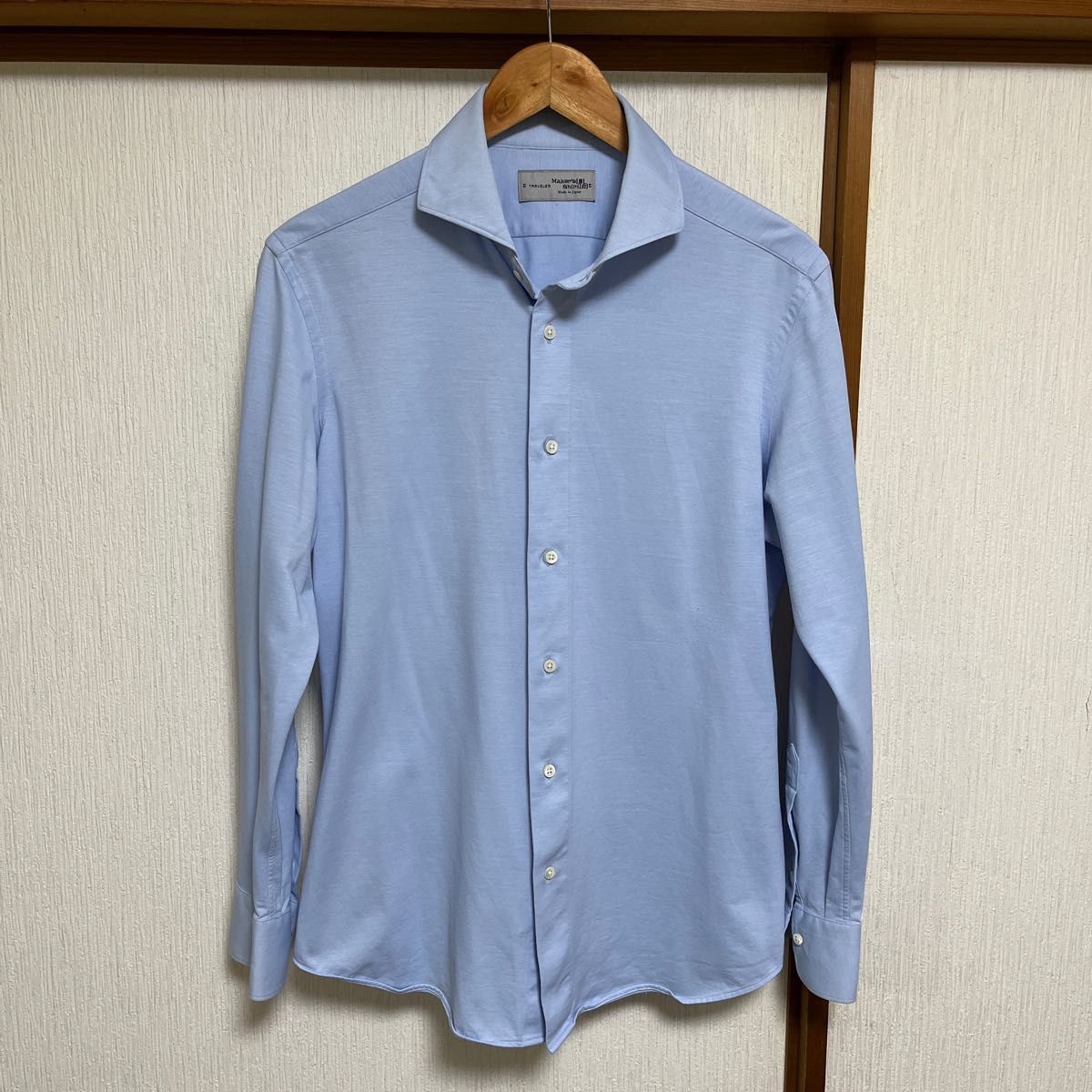 Maker's Shirt鎌倉 ニットシャツ トラベラー サックスブルー Maker's Shirt鎌倉 ニットシャツ トラベラー サックスブルー