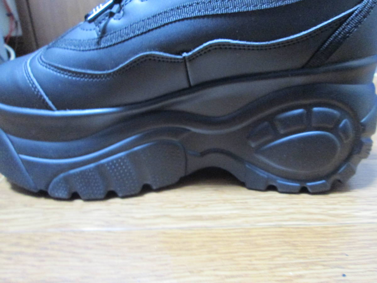 デメテル 黒 スニーカー 24.5~25.0cm LL 厚底 シューズ ブラック 靴 未使用_画像1