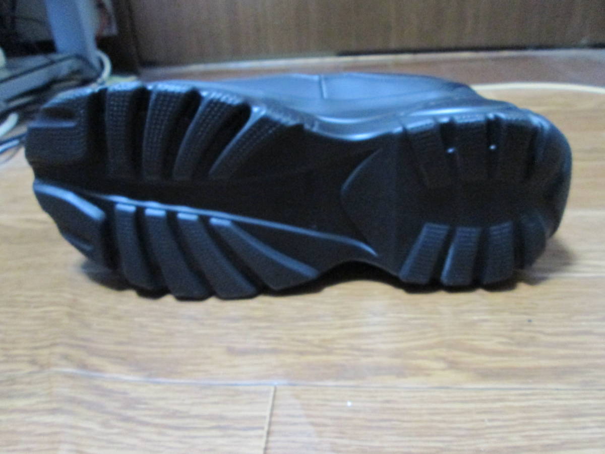 デメテル 黒 スニーカー 24.5~25.0cm LL 厚底 シューズ ブラック 靴 未使用_画像4