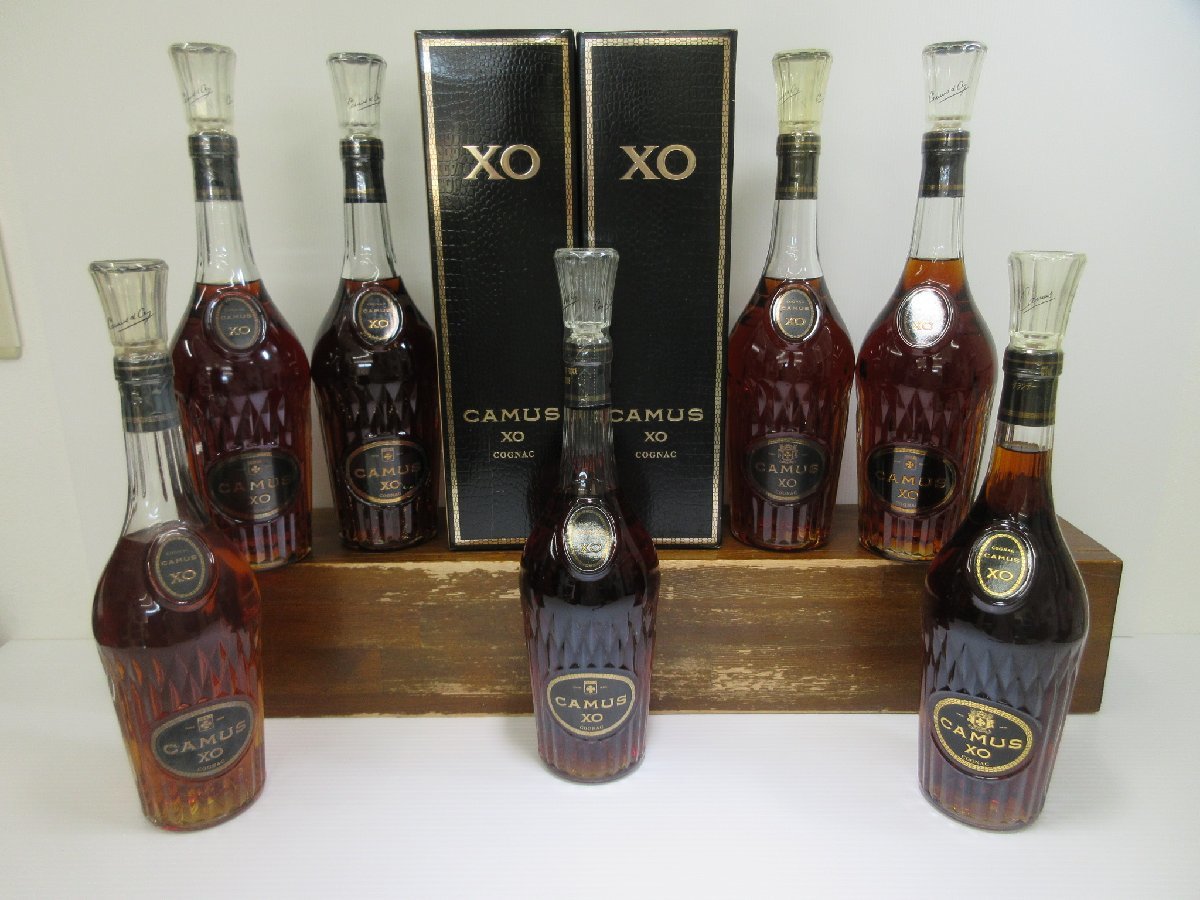 7本セット カミュ XO ロングネック CAMUS 700ml コニャックブランデー