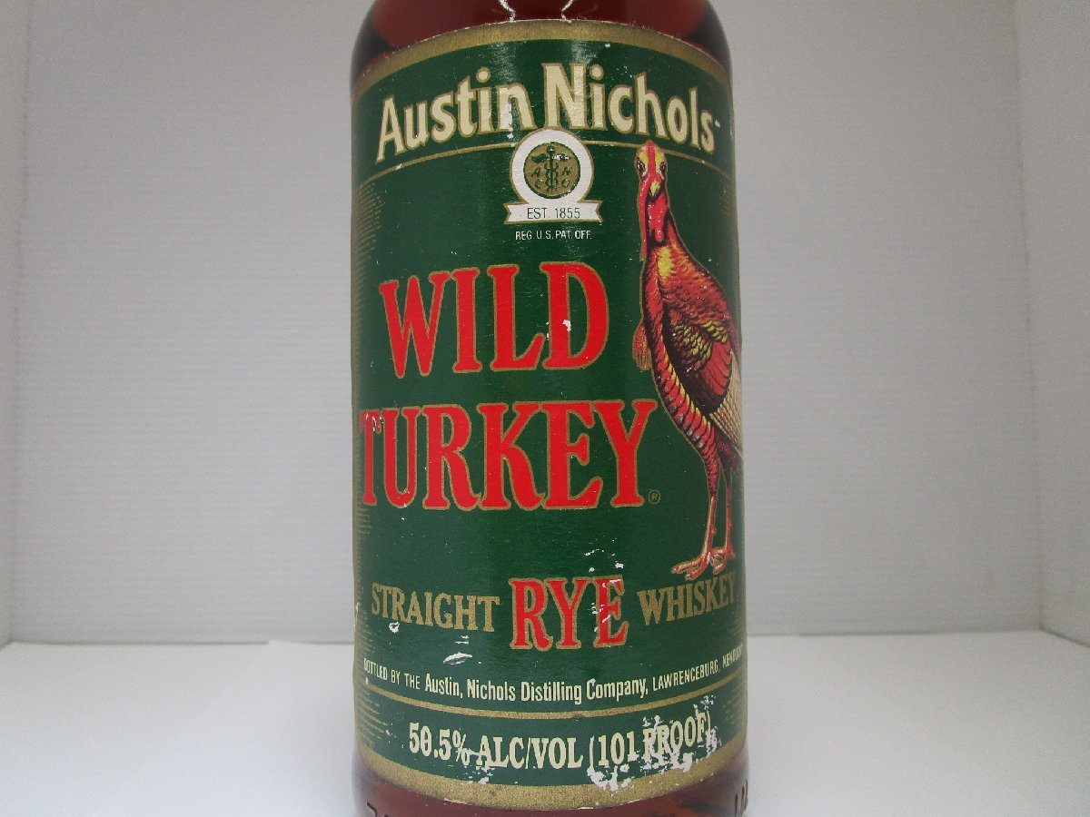 ワイルドターキー ライ 750ml 101PROOF WILD TURKEY RYE ケンタッキー ストレート ウイスキー 未開栓 古酒 /B34261_画像2