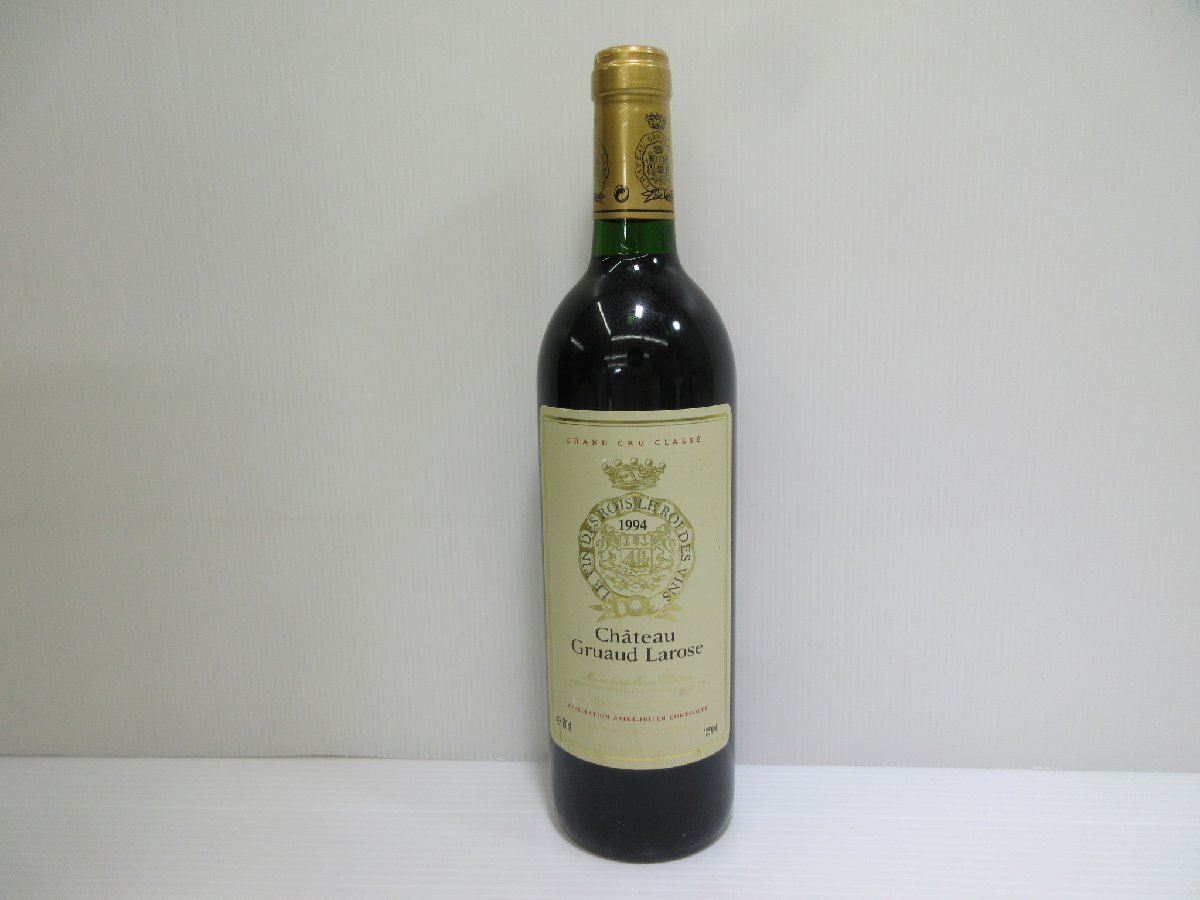 シャトー グリュオ ラローズ 1994 サンジュリアン Chateau Gruaud Larose 750ml 12.5% フランス ワイン 未開栓 古酒/A36928_画像3