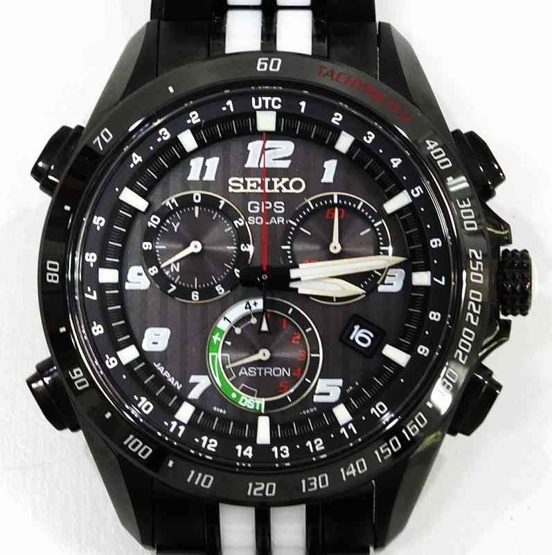 SEIKO Seiko Astro n clock jiujia-ro design 8X82-0AL0-1 GPS solar radio wave men's chronograph [ used ]JA-18085