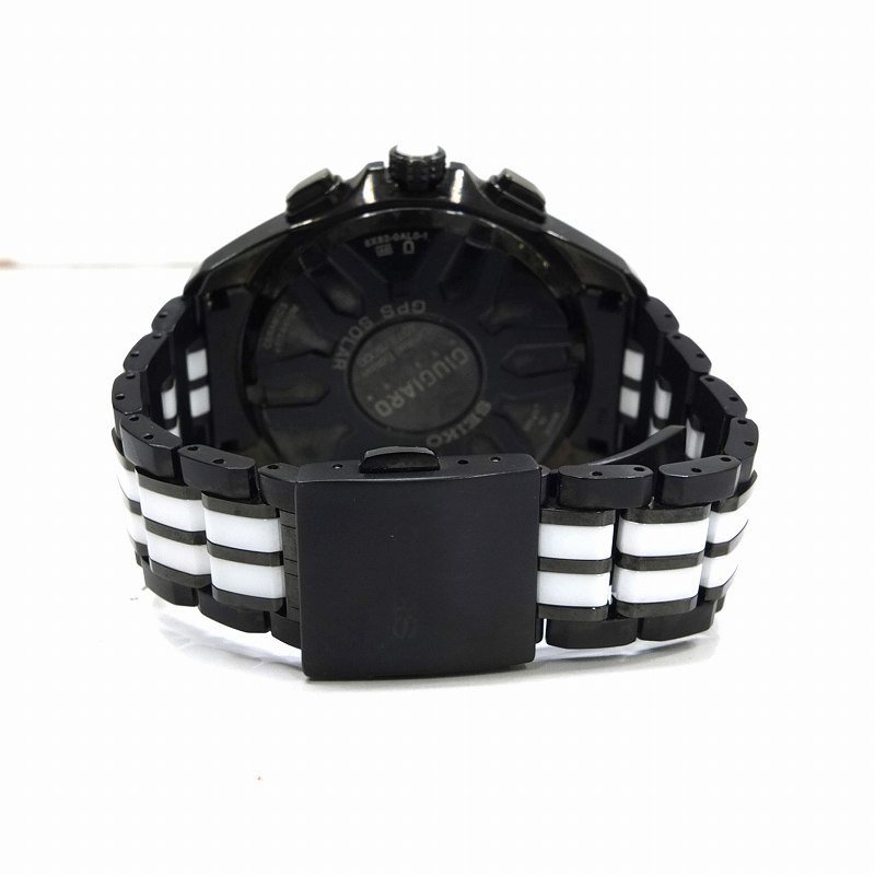 SEIKO セイコー アストロン 時計 ジウジアーロデザイン 8X82-0AL0-1 GPS ソーラー電波 メンズ クロノグラフ【中古】JA-18085_画像5