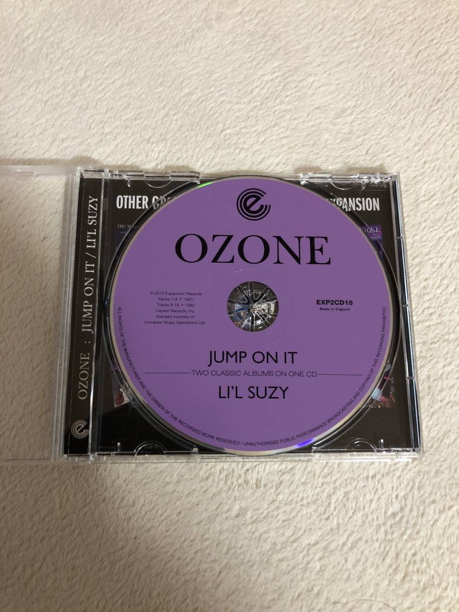 2in1 CD【送料無料】ozone/JUMP ON IT + LI'L SUZY(us black disk guide掲載盤.michael love smith.rick james.switch.color blind)