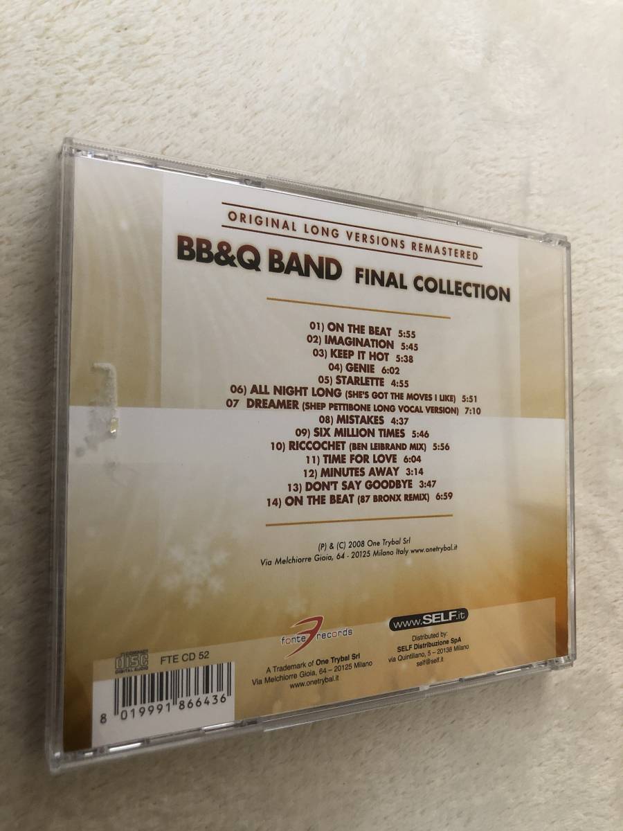 B.B. & Q. BAND 【送料無料】final collection.CDアルバム(us black disk guide.change.sunfire.shock.shotgun.dayton.kwick.gq.i.n.d)_画像2