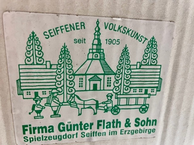 seiffener volkskunst　木のおもちゃ　クリスマスピラミッド3段 聖誕緑柵　キャンドルスタンド　_画像6