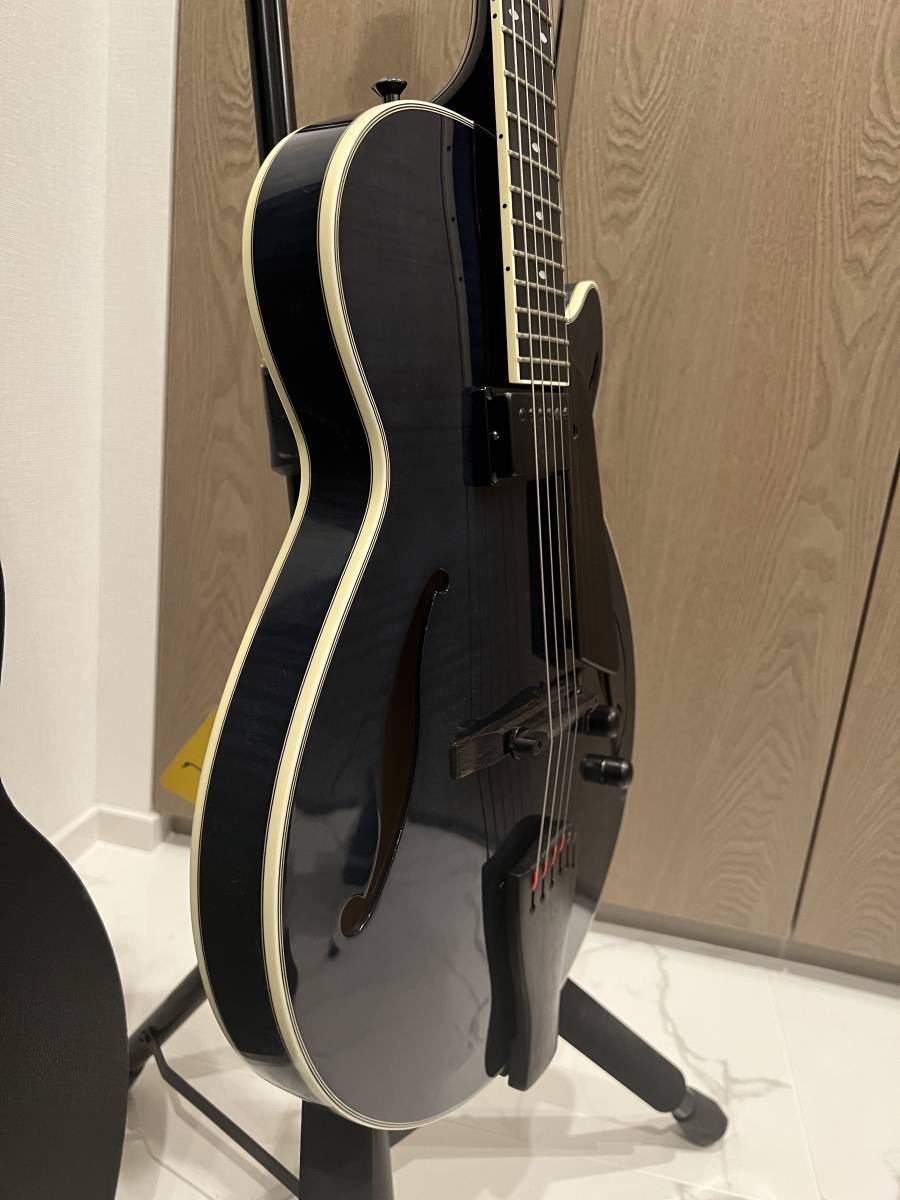 【美品・2019年製作】sadowsky SS-15 フルアコースティックギター Transparant Blue 濃青_画像5