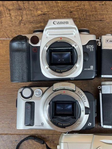 Canon キヤノン EOS55 IXE OLYMPUS オリンパス カメディア CAMEDIA フィルムカメラ等 ジャンク品 カメラ レンズまとめ売り_画像2