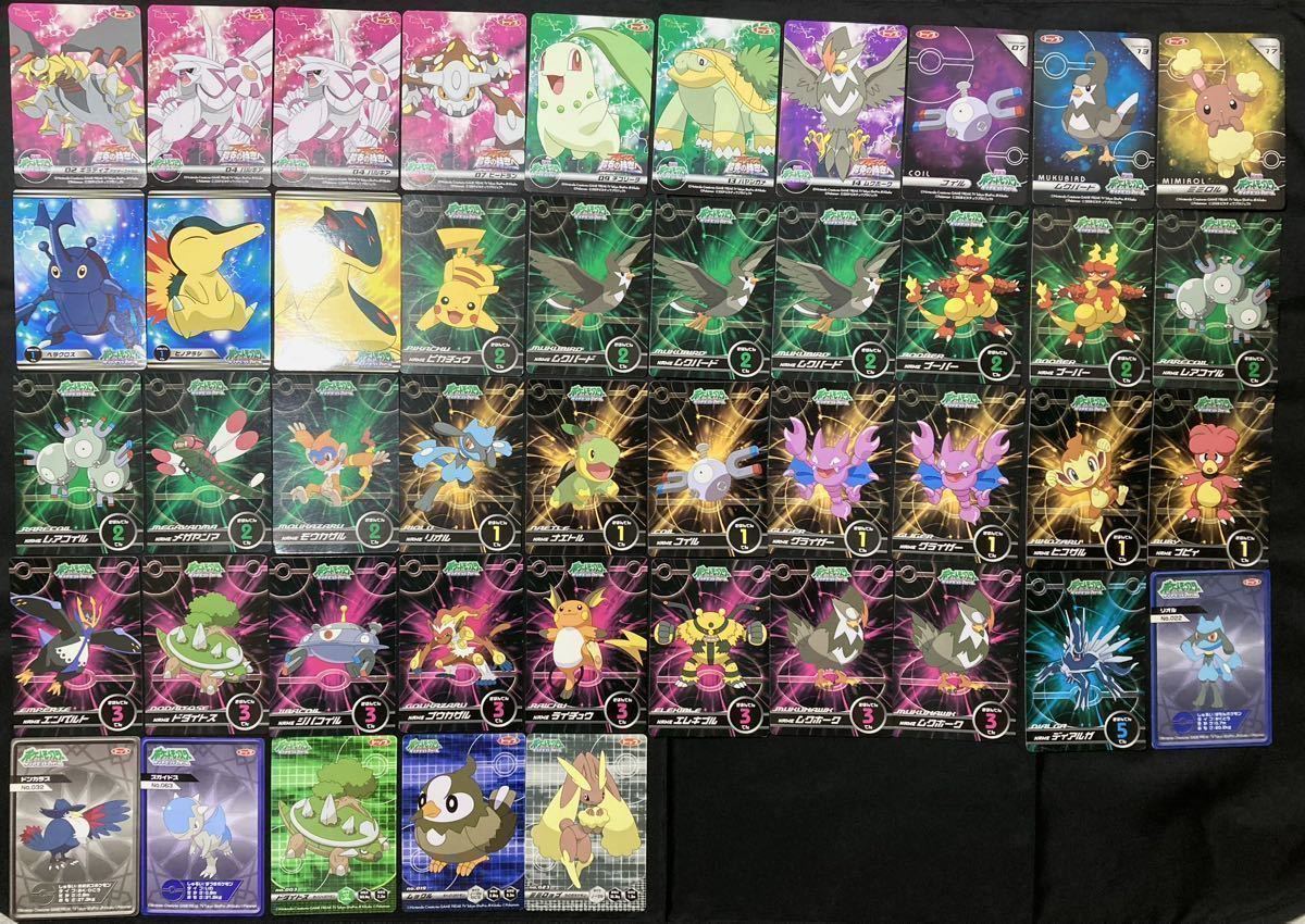【コンプリート＋145枚】トップ製菓 ポケモン DP シート ガム カード 54種 ＋ 145枚 トップサン Top Pokemon DP Sheet Gum Card Complete_画像10