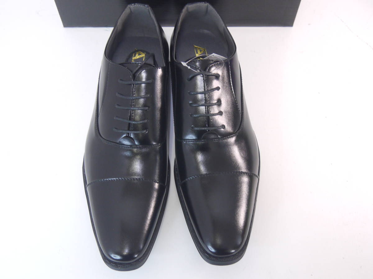 54 新品 AAA+ 50EEE (30.0) 3E ビジネスシューズ 紳士靴 BK ブラック 大きいサイズ _画像5