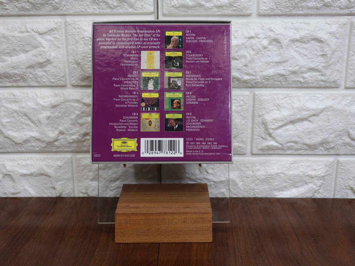  CD輸入独盤　Sviatoslav Richter(スヴャトスラフ・リヒテル）世紀のピアニスト／ pianist of the century ドイツ　グラモフォン　9CD BOX_画像4