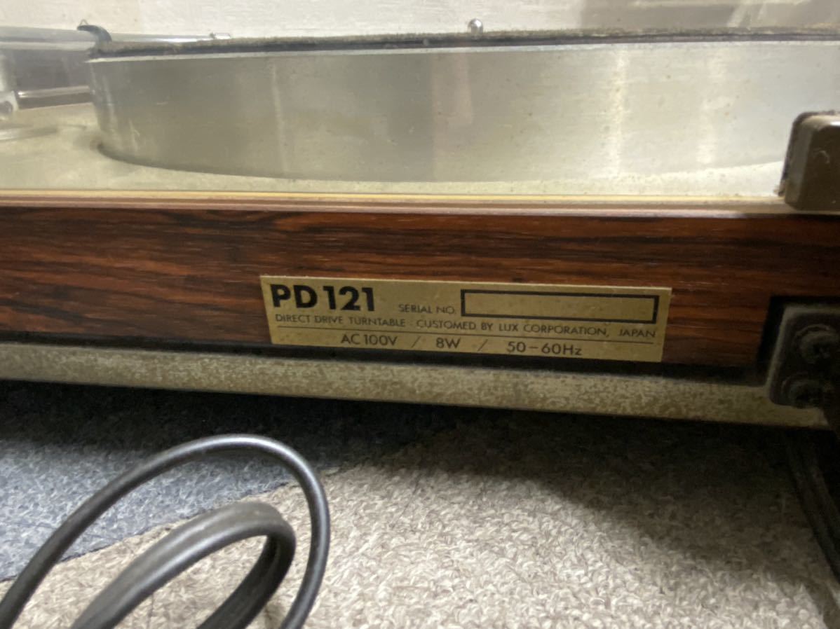 LUXMAN PD121+SME3009 レコードプレーヤー_画像10