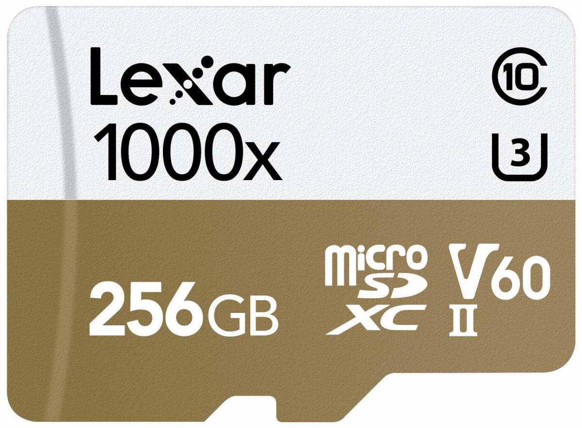 未使用品　Lexar 1000x 256GB microSDXC　マイクロSD　レキサー_画像1