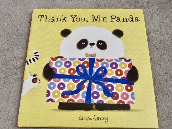 匿名 ゆうパケ送料込 Thank You, Mr. Panda 英語 絵本 名作 イギリスの人気児童絵本作家 Steve AntonyさんのMr. Panda シリーズ_画像1