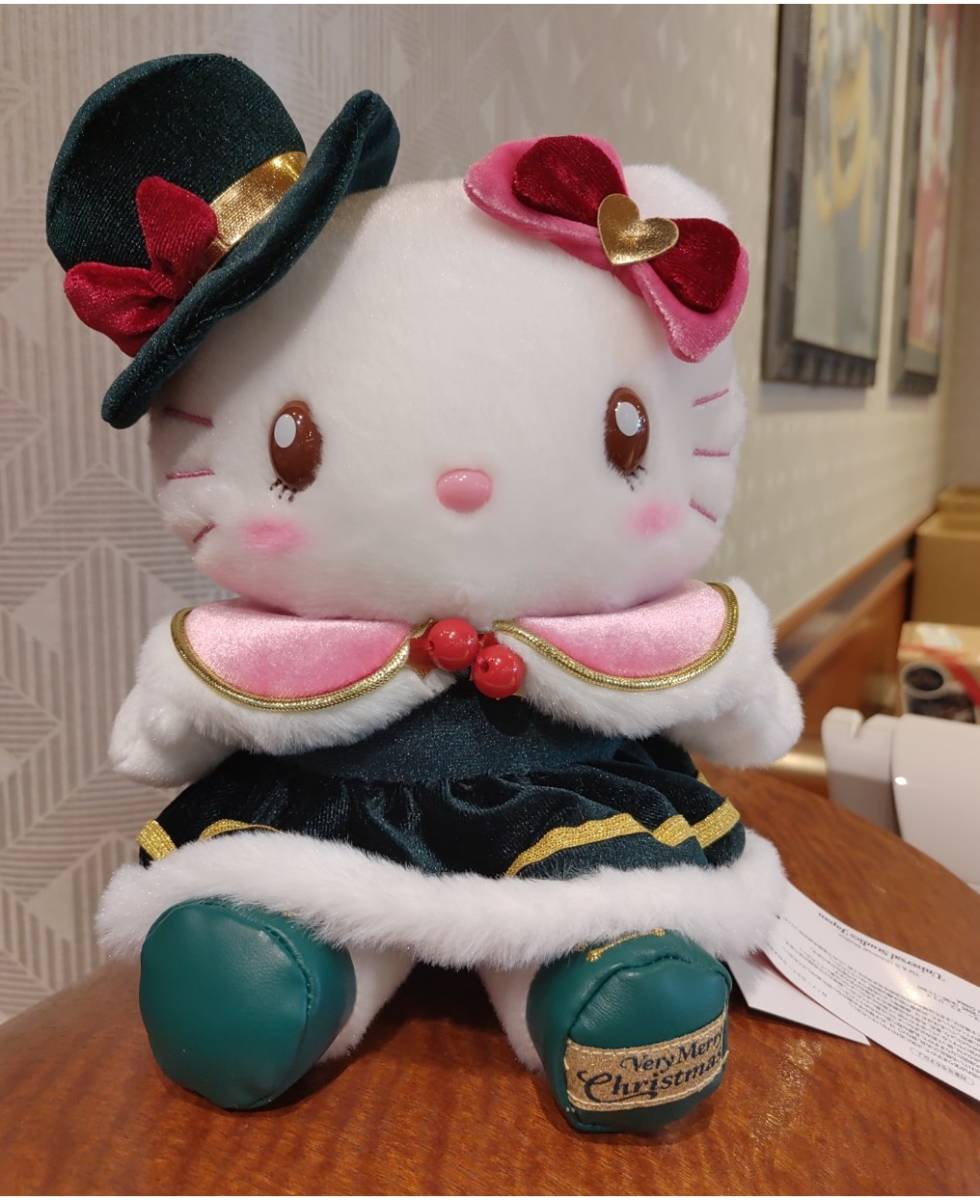 570◇ハローキティ ぬいぐるみ 2023 USJ クリスマス NO LIMIT Christmas 限定 希少 キティ Hello Kitty ユニバーサル・スタジオ・ジャパン