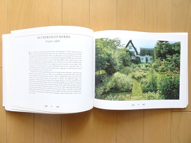  foreign book * Britain garden. photoalbum book@ Europe England structure . herb 