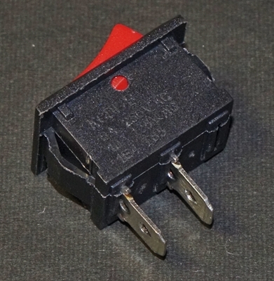 小型ロッカースイッチ 21×15mm 赤 レッド 2pin ON-OFF 1回路 要半田付け 波動/シーソー 電源スイッチの補修などに DIY_画像2