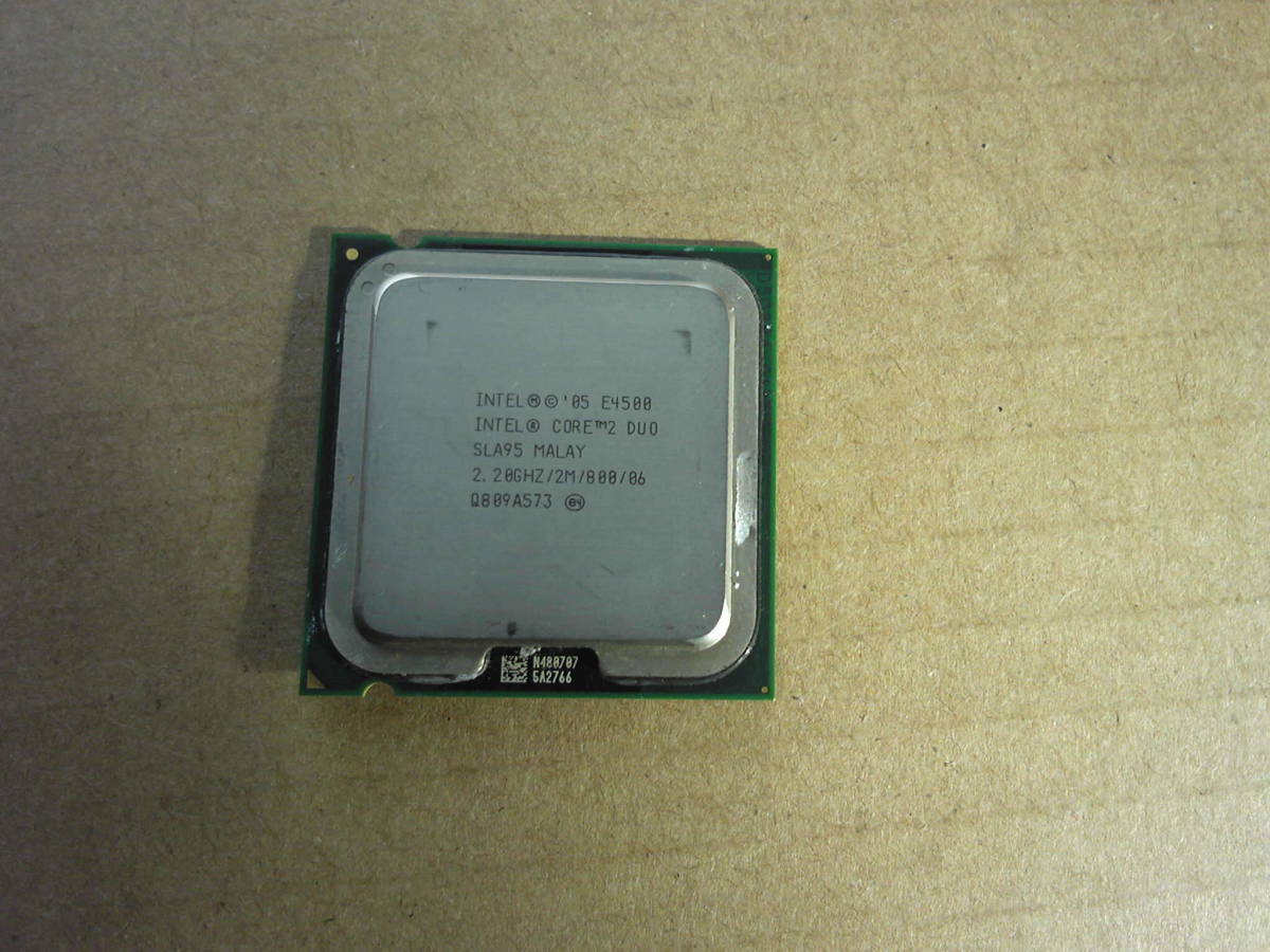 2SET Core2Duo E4500 SLA95 2.20GHz ・ Pentium Dual-Core E2200 SLA8X 2.20GHz_画像3