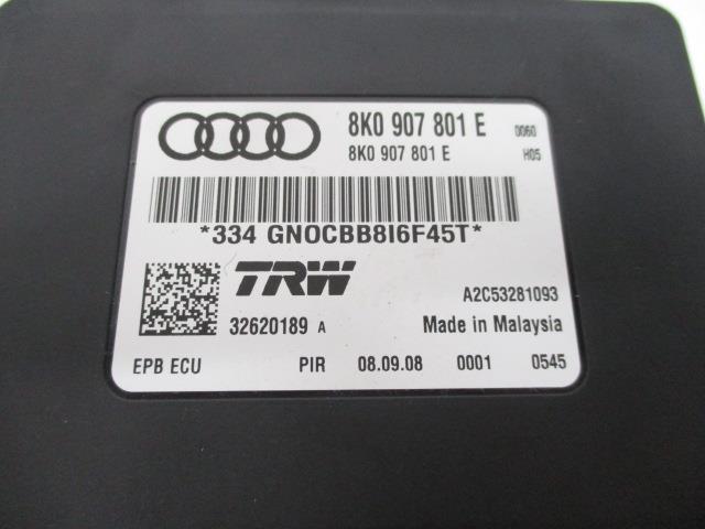  Audi A4 8KCDH (12) parking brake CP A2C53281093 8K0907801E 160615 4157