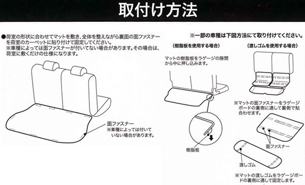 ラゲッジマット トヨタ タンク ルーミー 専用 M900A M910A H28.11- ウエットスーツ 素材 撥水 防水 ラゲージマット ブラック 黒 送料無料_画像5