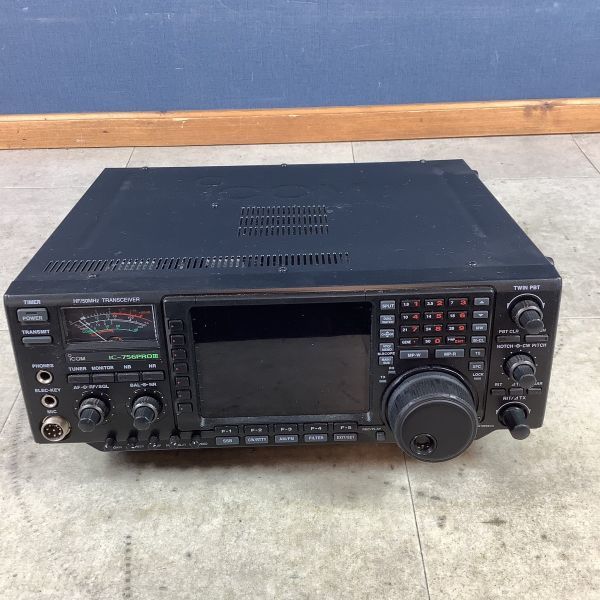高価値 ICOM ic-756 ジャンク HM-12 PS-85 トランシーバー アマチュア