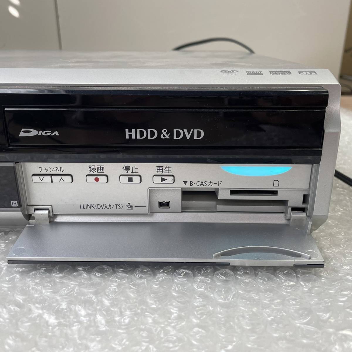B2079(114)-122/KH3000　Panasonic　DVDレコーダー　ハイビジョンディーガ　DIGA　DMR-XP20V　2006年製　リモコン付き_画像9