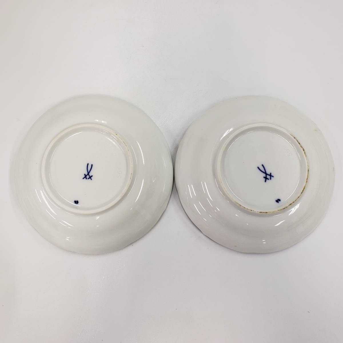 E290732)114)-635/IT6000　カップ＆ソーサー2客　マイセン　Meissen　ブルーオニオン　食器_画像3