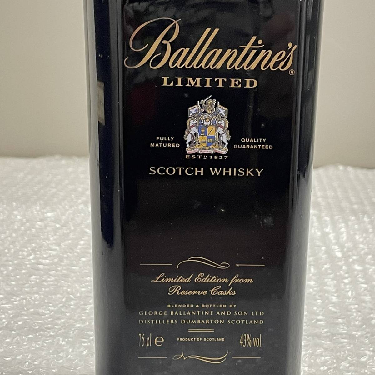 B278619(114)-149/AM5000　酒　Ballantine's　LIMITED　SCOTCH WHISKY　バランタイン　スコッチウイスキー　43%　750ml　箱付き_画像8