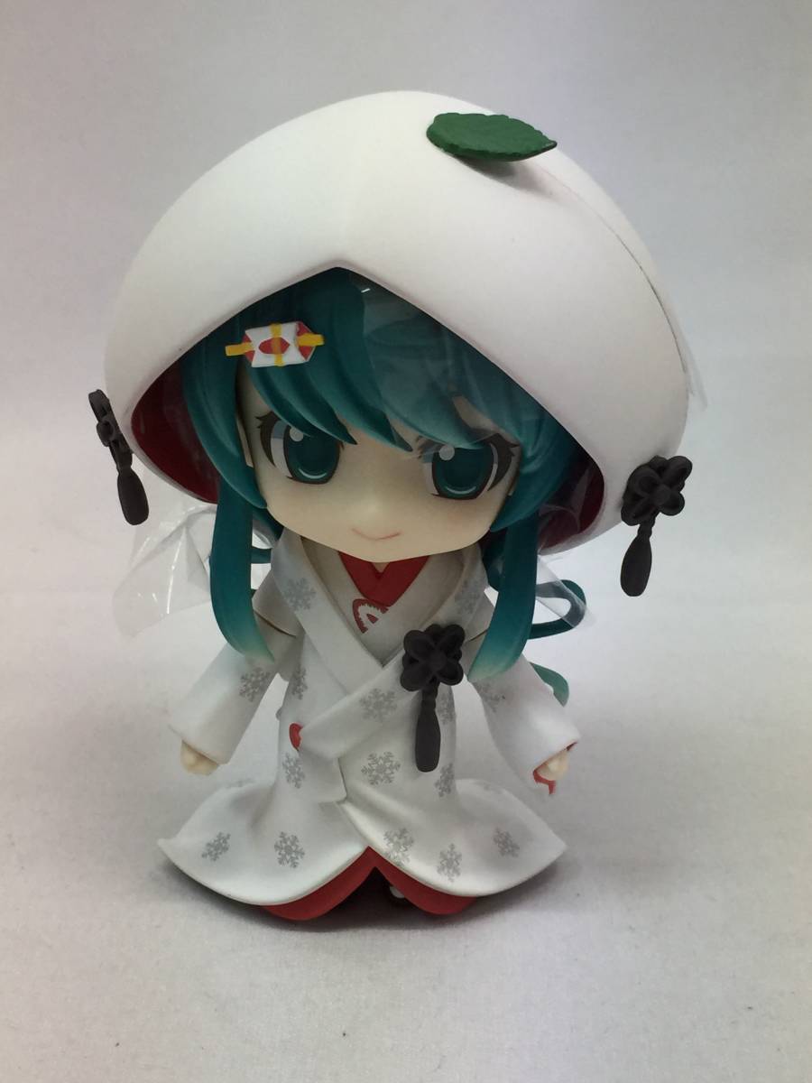 ●中古品● ねんどろいど 雪ミク いちご白無垢Ver. _画像4