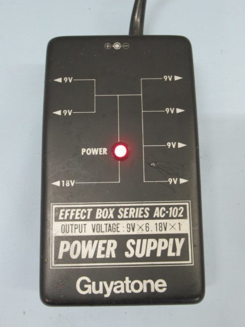 ●●Guyatone AC-102 音楽機器 パワーサプライ グヤトーン エフェクター用 電源供給 USED 87398●●！！_画像2