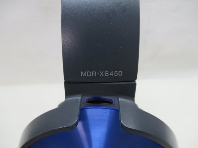 ★SONY MDR-XB450 ステレオヘッドホン ブルー ソニー 動作品 87244★！！_画像7