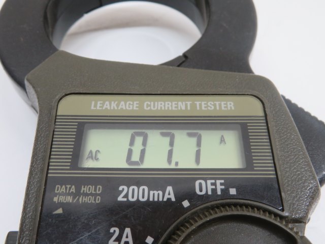 ■SOUKOU LC-70F クランプメーター 双興 テスター LEAKAGE CURRENT TESTER バッテリー付き USED 87039■！！_画像2