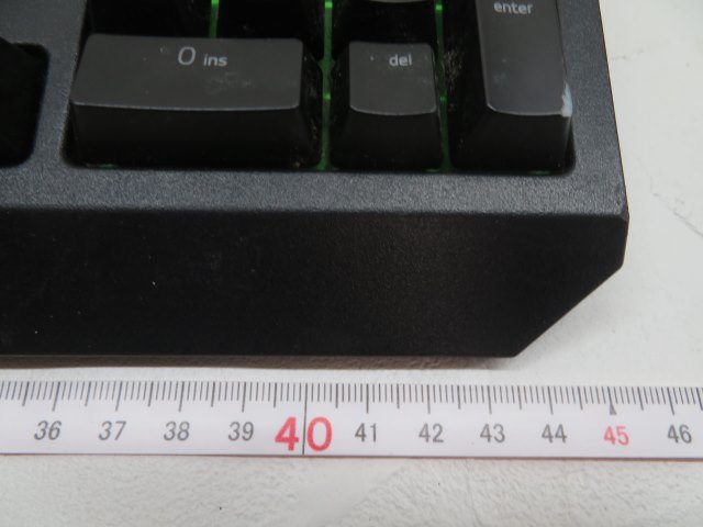 ★RAZER RZ03-0263 メカニカルゲームキーボード BlackWidow Essential 有線 USB ゲーミング レイザー PC用品 USED 87662①★！！_画像9