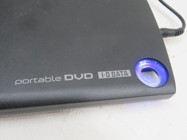 DVD-R/RW★I-O DATA DVRP-U8SLEBK ポータブルDVDドライブ アイオデータ PC用品 アダプター付き USED 87736★！！ _画像3