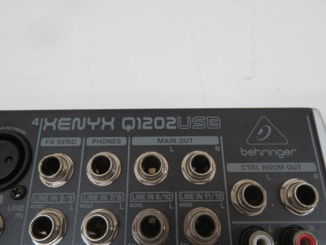 ◆BEHRINGER Q1202USB XENYX ベリンガー アナログミキサー オーディオインターフェース 音楽機器 USED 87833◆！！_画像2
