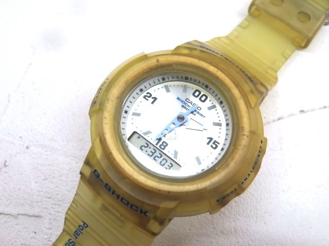 ★CASIO AW-500N 腕時計 G-SHOCK AIR・SEA・ICE クォーツ アナデジ カシオ Gショック 電池交換済み 87899★！！_画像1