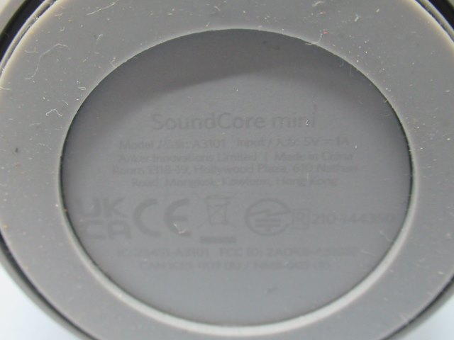 ★ANKER A3101 ワイヤレススピーカー SoundCore mini アンカー サウンドコアミニ USB充電ケーブル付き 動作品 87958★！！_画像8