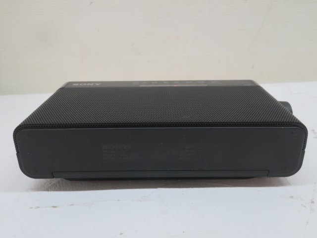 ★SONY ICF-306 ハンディーポータブルラジオ FM/AM ブラック ソニー 電池付き 動作品 88020★！！_画像6