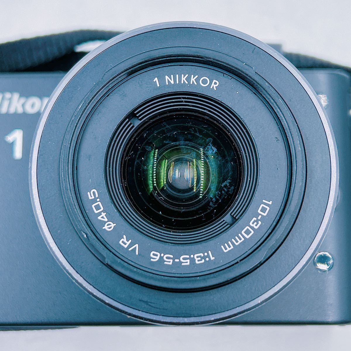10A107 Nikon ニコン デジタルカメラ J1 10-30mm 1:3.5-5.6 バッテリー充電器付 通電のみ確認済_画像5