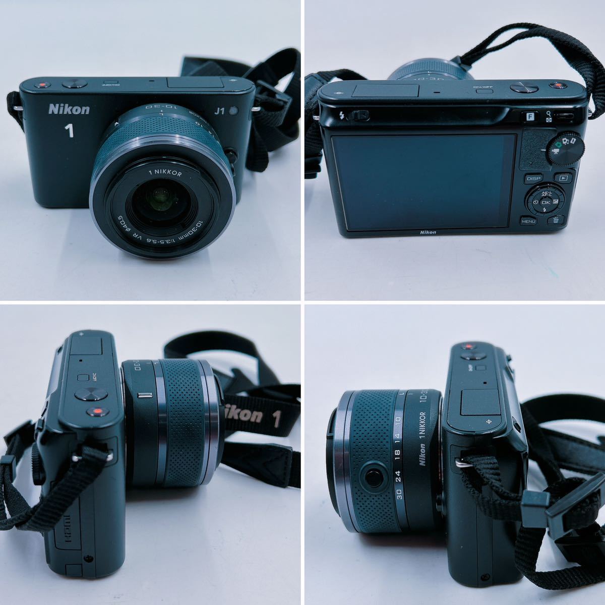 10A107 Nikon ニコン デジタルカメラ J1 10-30mm 1:3.5-5.6 バッテリー充電器付 通電のみ確認済_画像2