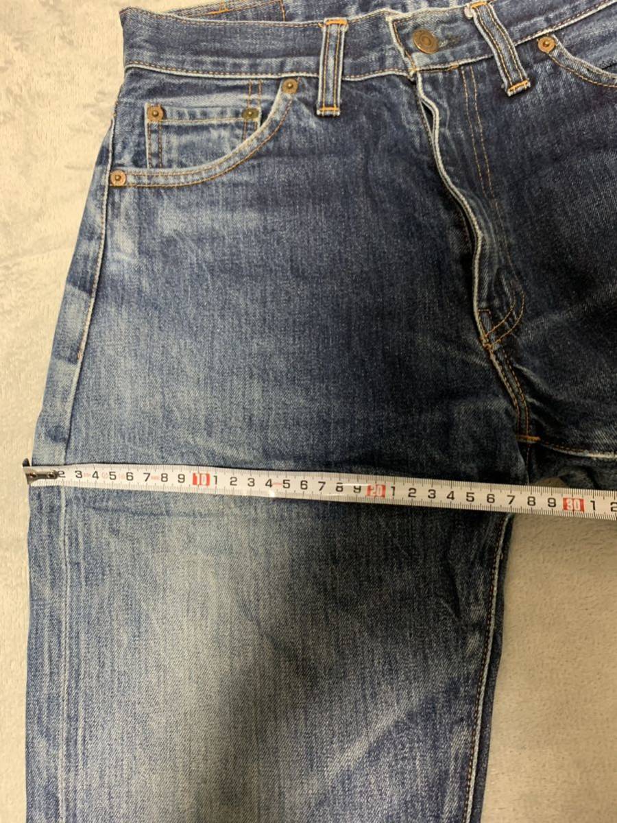 Levis 551zxx 90年代 BIG E バレンシア 米国製 USA 赤耳 middle vintage W30 L36_画像8