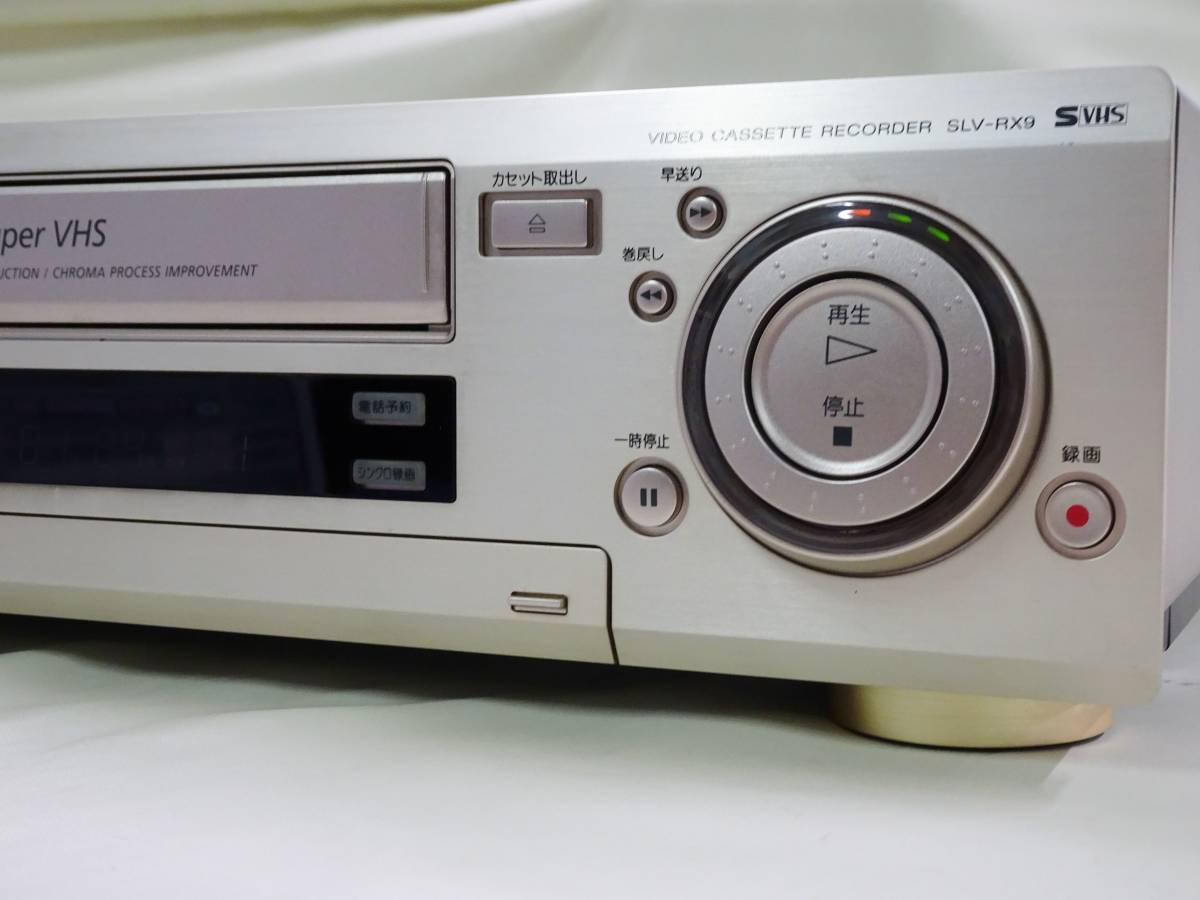 ◆SONY／ソニー◆S-VHSビデオデッキ／SLV-RX9◆ジャンク品◆_画像4