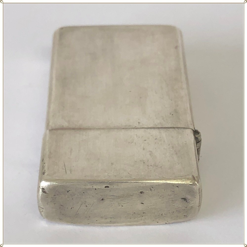 ○ 着火未確認 Zippo スリム ライター STERLING SILVER 1994年製 ジッポー スターリングシルバー_画像10