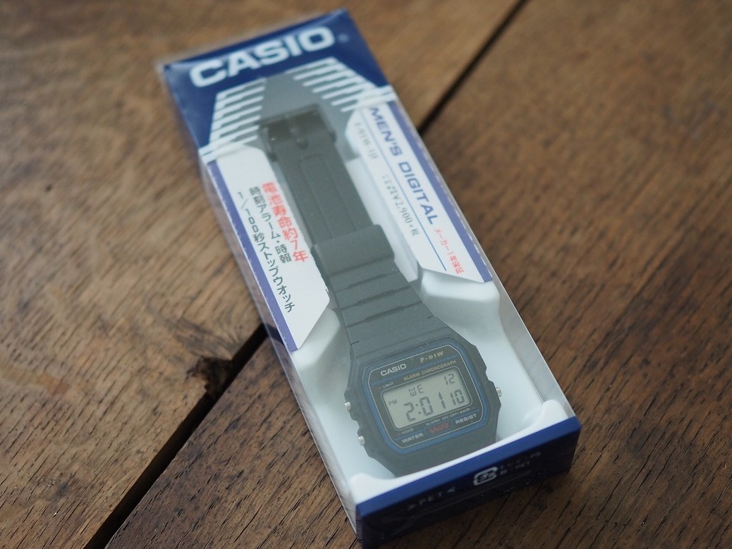 新品 チプカシ CASIO F-91W-1JF カシオ 腕時計 スタンダード の画像1