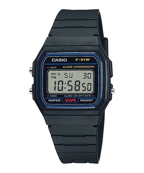 新品 チプカシ CASIO F-91W-1JF カシオ 腕時計 スタンダード の画像2