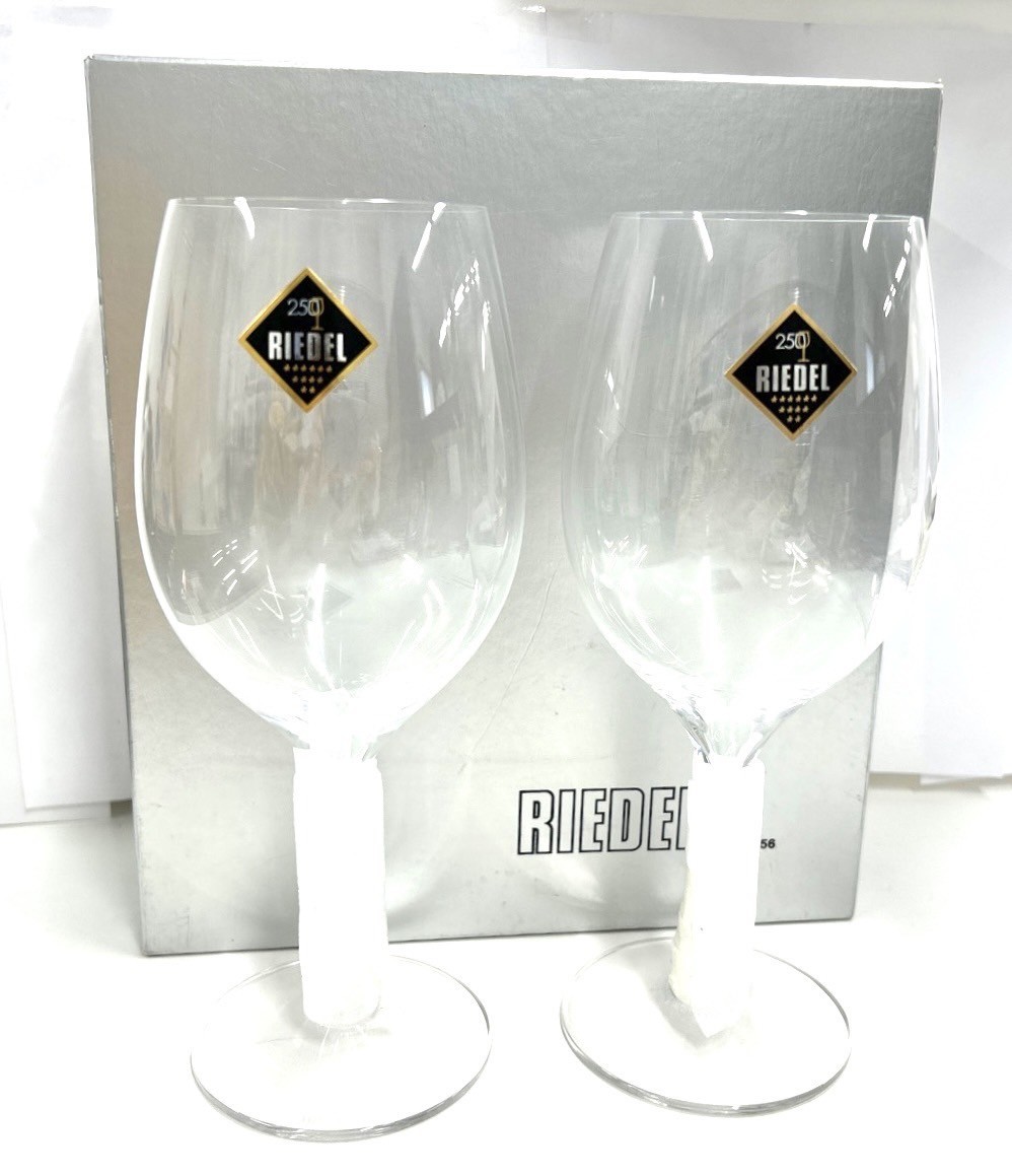 Z131-W13-132 未使用 RIEDEL リーデル ワイングラス 2客セット since 1756 食器 洋食器 箱付き③_画像1