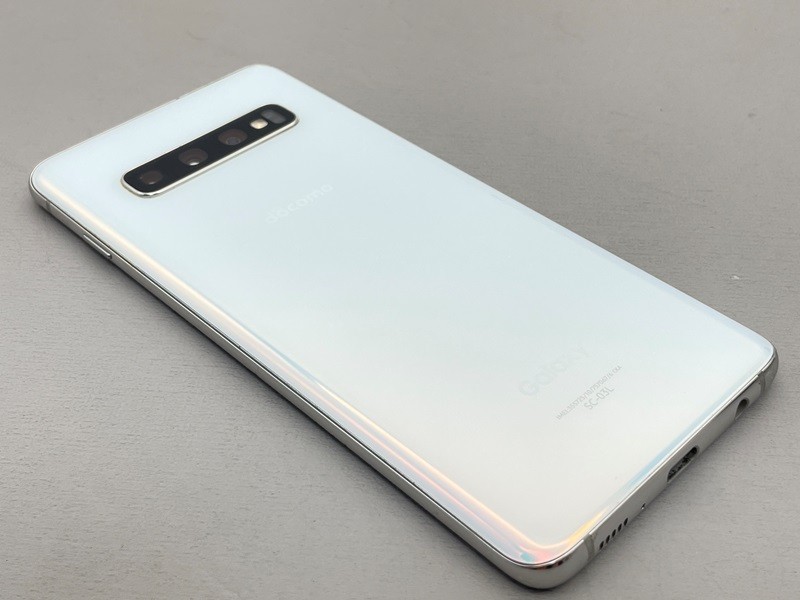 【格安】SIMロック解除済み SIMフリー docomo SC-03L SAMSUNG GALAXY S10 プリズムホワイト ギャラクシー 判定○ 570676_画像4